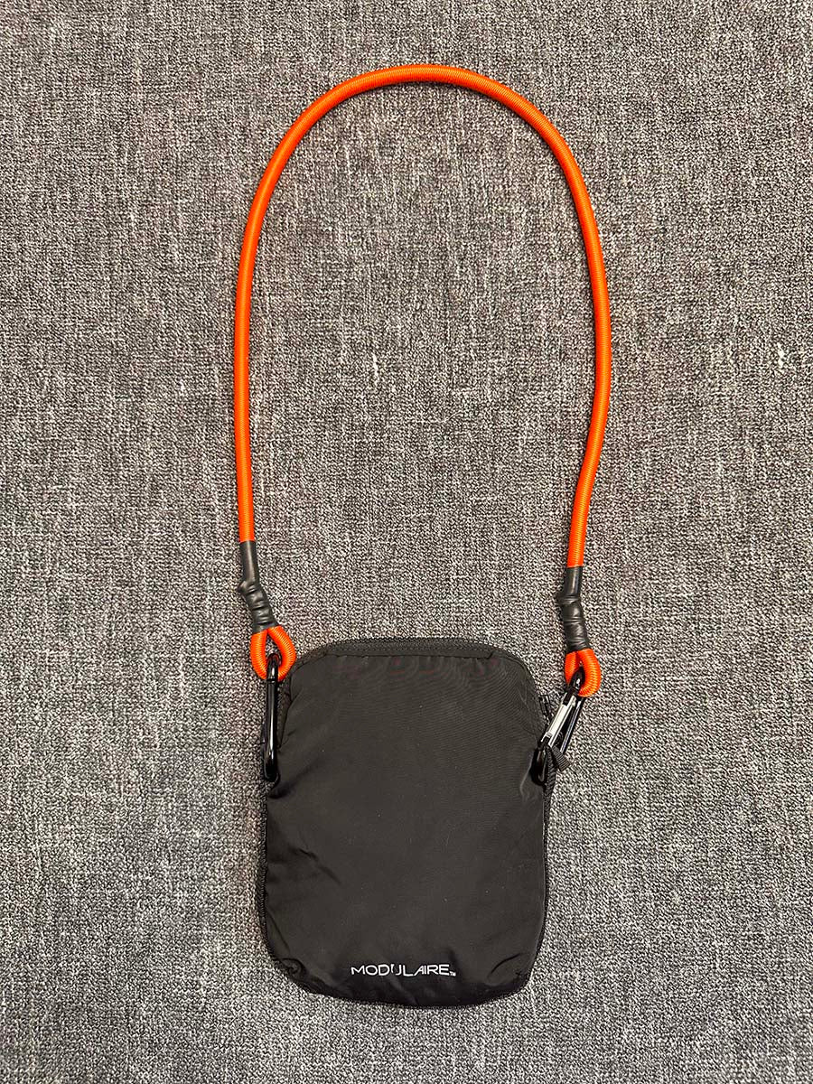 Bold Orange 37" Utility Bag Bungee Cord Strap with Carabiner Clips