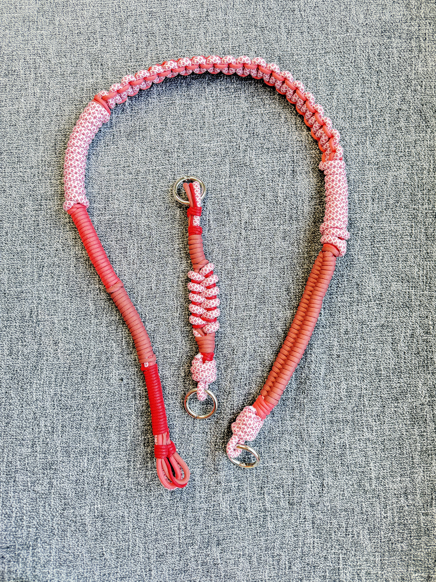 Barbados Two Piece Paracord Strap/ Wristlet Combination 51", (42" or 10")