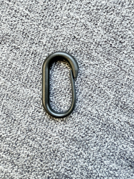 Matte Black 2" Mod Oval Carabiner Clip
