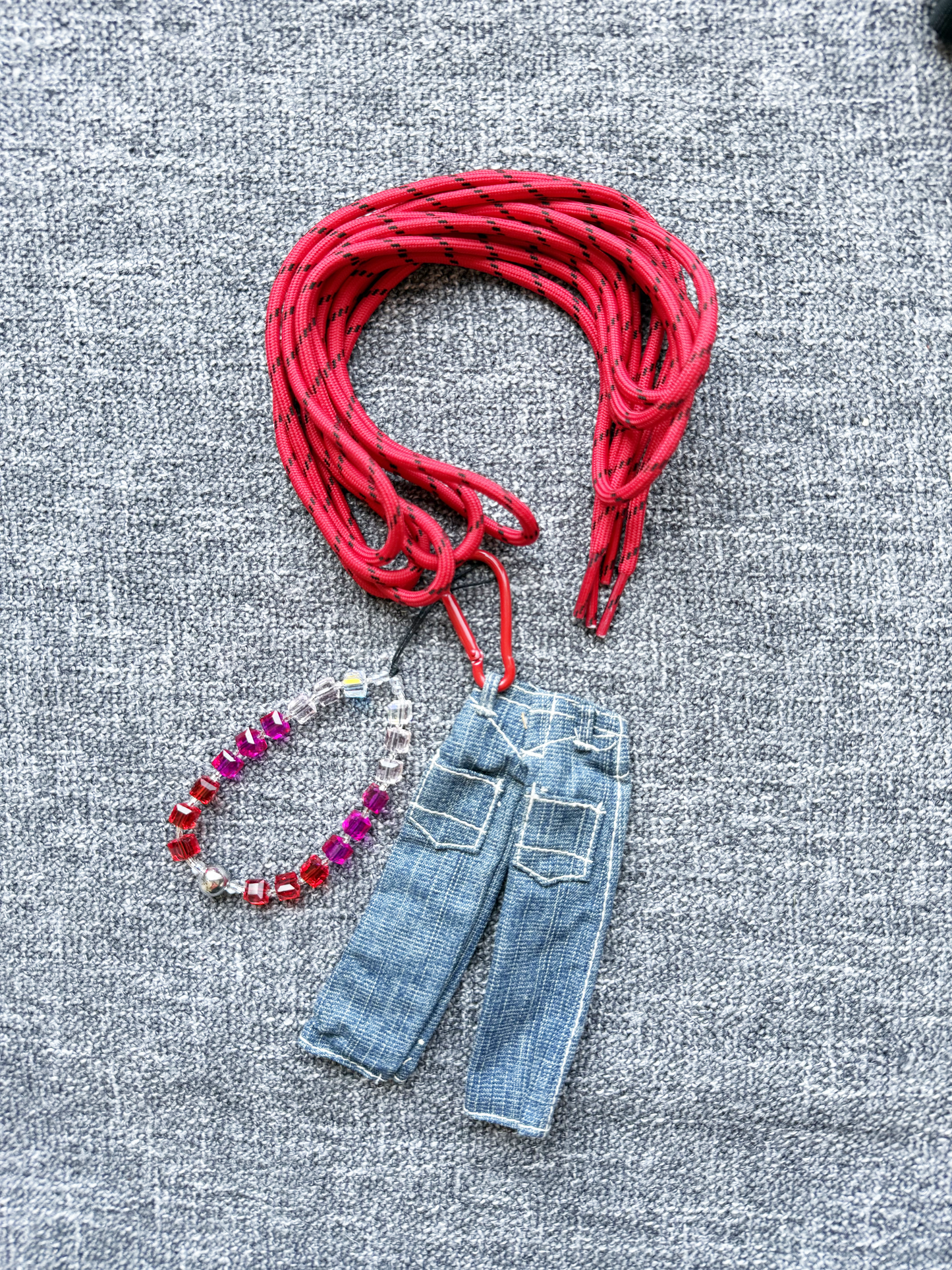 Paracord Shoe Lace Set - Red 72"