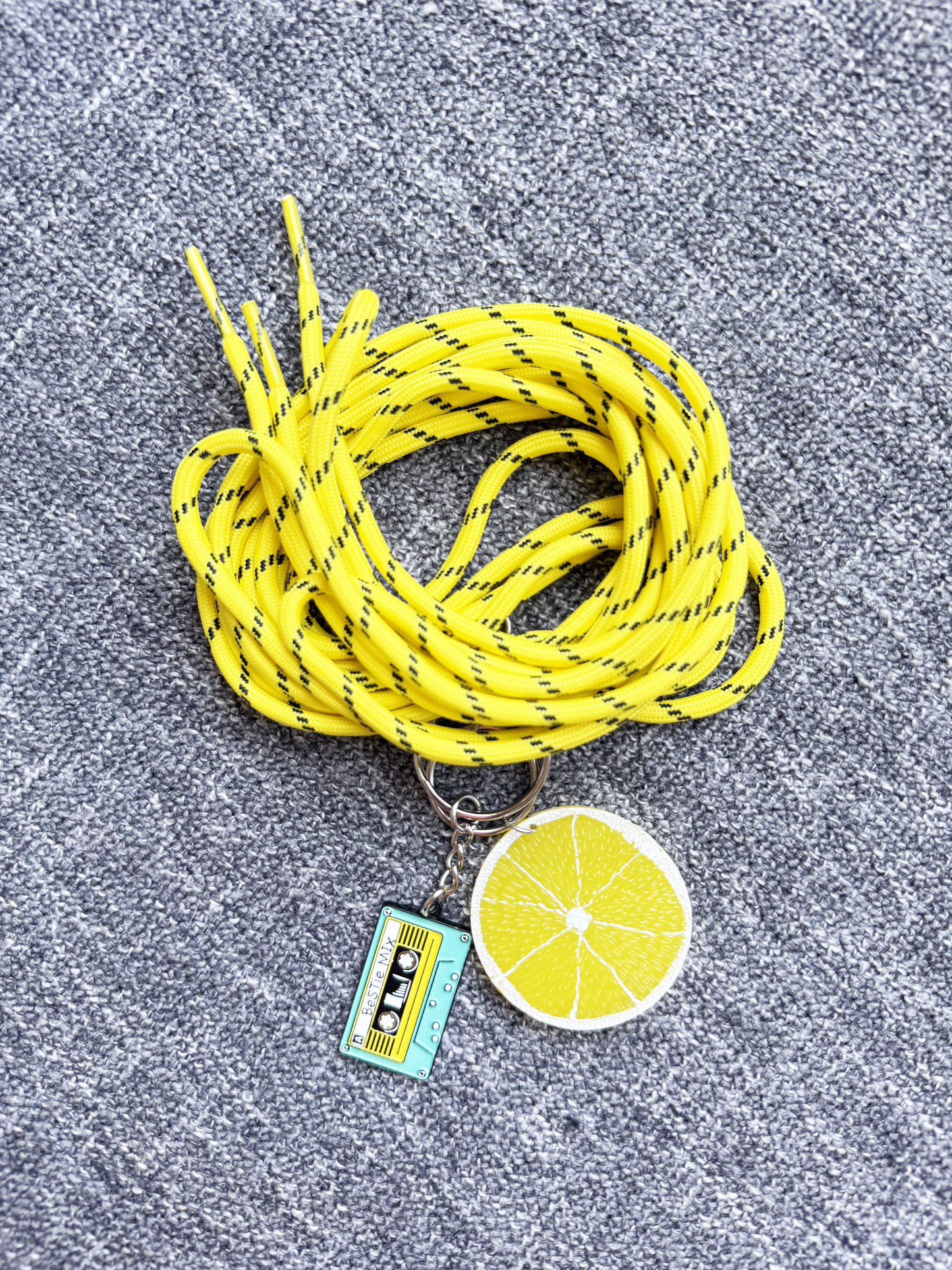 Paracord Shoe Lace Set - Yellow 70"