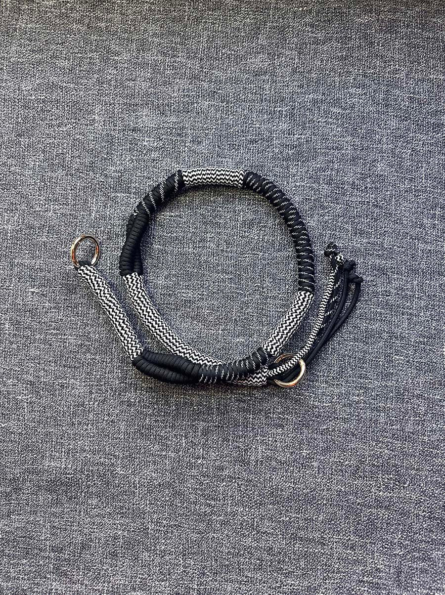 East West Black White 34" Multi Colored Paracord Strap