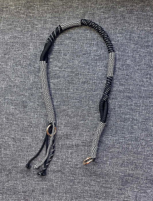 East West Black White 34" Multi Colored Paracord Strap