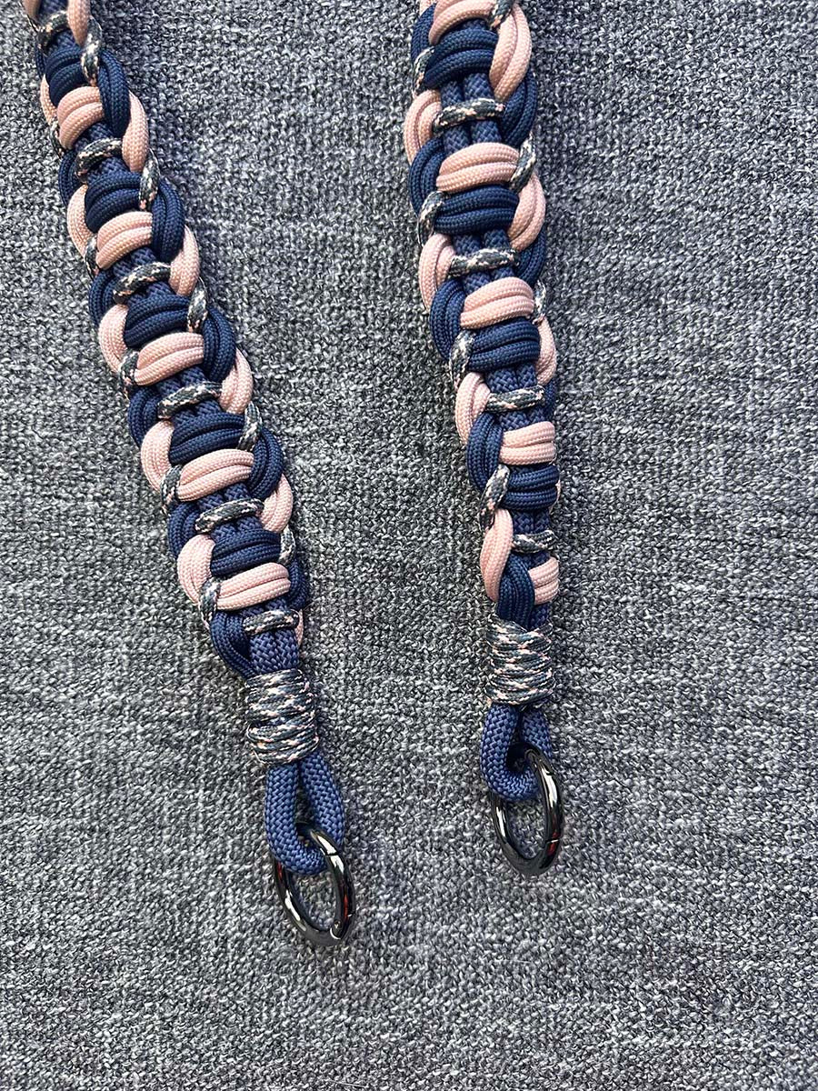 Montclaire Navy and Pink 36" Multi Colored Paracord Strap