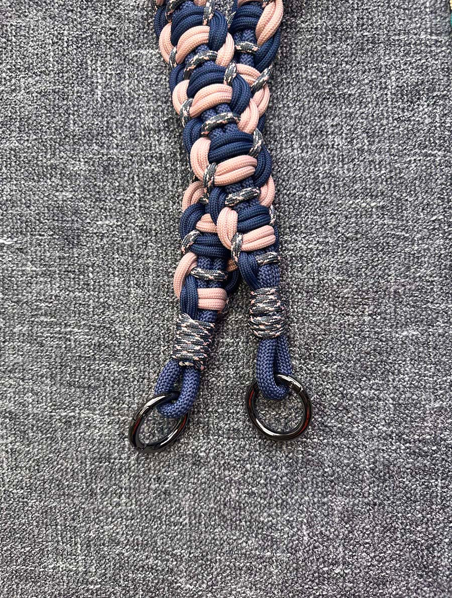 Montclaire Navy and Pink 36" Multi Colored Paracord Strap