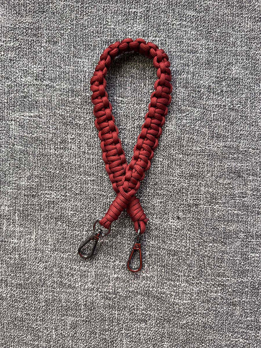 Peak Performance 20" Strap in Braided Solid Paracord (Crimson)