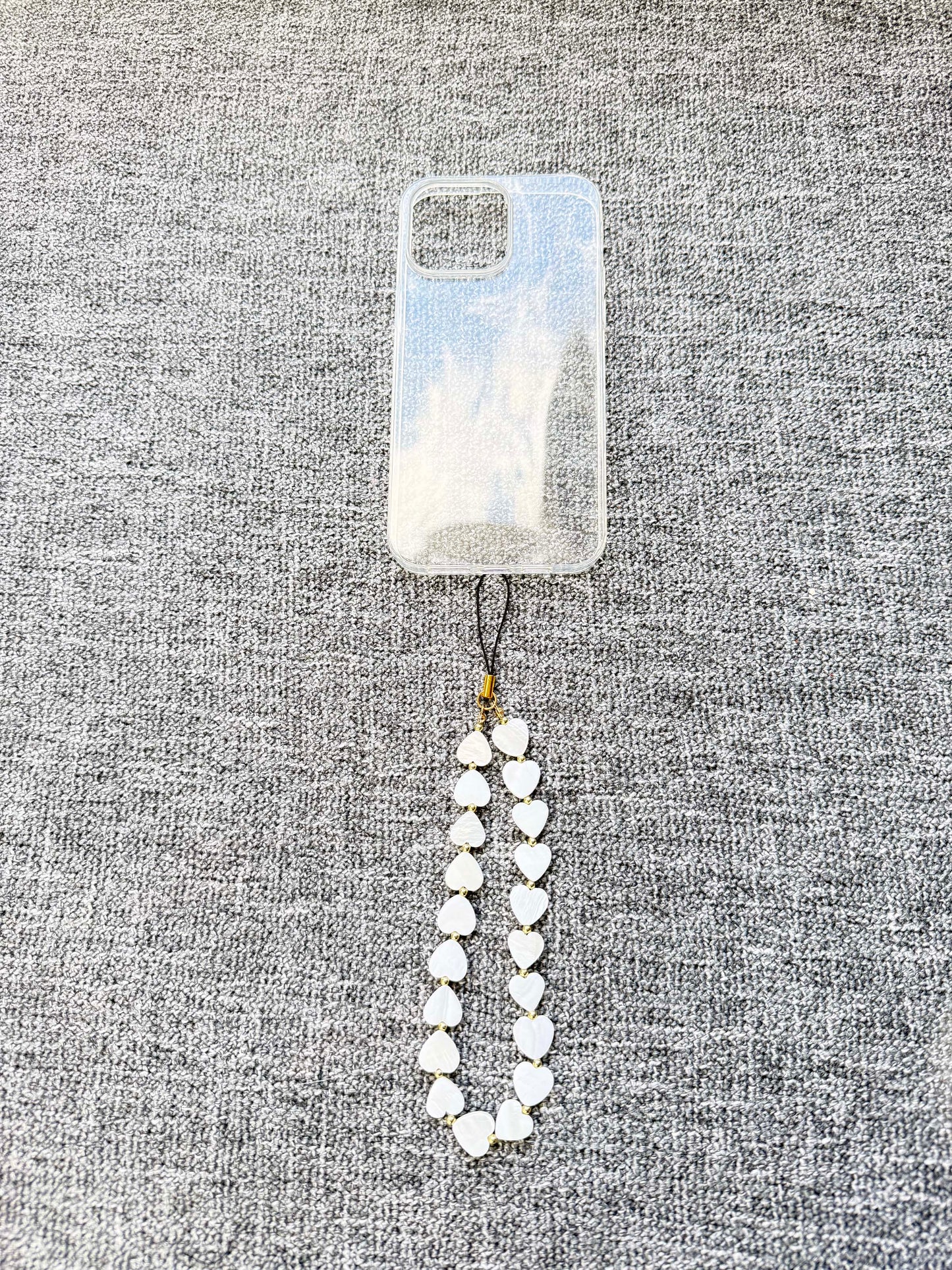 Heart Wristlet Strap - Accessory for phone or key chain
