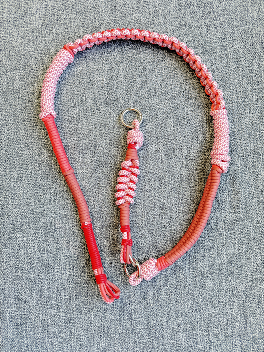Barbados Two Piece Paracord Strap/ Wristlet Combination  51", (42" or 10")